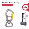 4kN Aluminum Swivel Carabiner – Lightweight Rotating Clip for Pet Leash & Gear