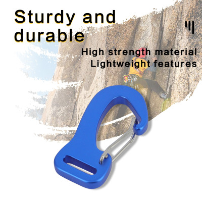 OEM 4kN Aluminum Carabiner – Custom Color & Logo Clip for Outdoor Gear Brands