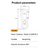 4kN Aluminum 6061 Swivel Carabiner – Lightweight Rotating Clip for Pet Leash