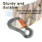 12kN Aluminum 7075 Carabiner – Lightweight Locking Clip for Outdoor Gear