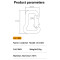 18kN Aluminum 7075 Carabiner – Lightweight D-Shape Connector for Outdoor Gear