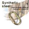 23kN Heat-Treated Steel Carabiner – Heavy-Duty Connector for Fall Protection Systems