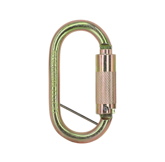 23kN Heat-Treated Steel Carabiner – Heavy-Duty Connector for Fall Protection Systems