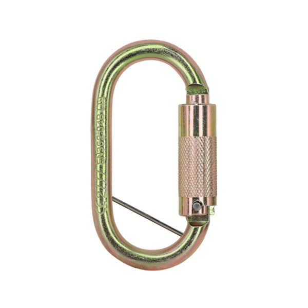 23kN Heat-Treated Steel Carabiner – Heavy-Duty Connector for Fall Protection Systems