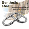 25kN Steel Spring Gate Carabiner – Secure Connector for Safety Harness Systems