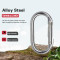 25kN Steel Spring Gate Carabiner – Secure Connector for Safety Harness Systems