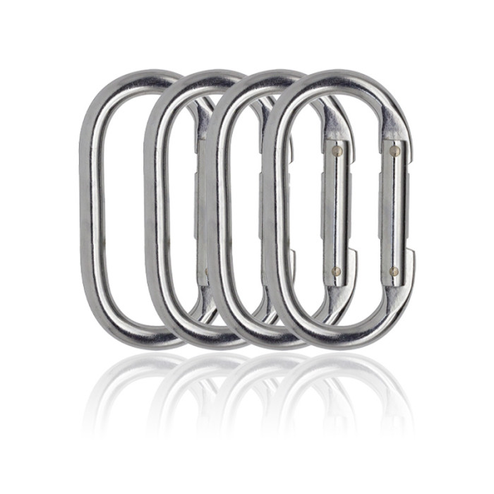 25kN Steel Spring Gate Carabiner – Secure Connector for Safety Harness Systems
