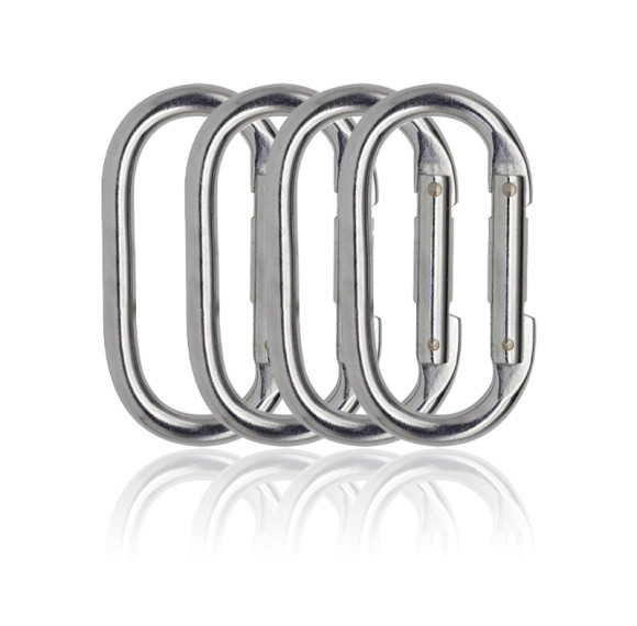 25kN Steel Spring Gate Carabiner – Secure Connector for Safety Harness Systems