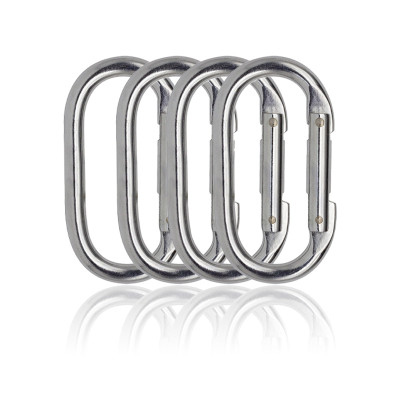 25kN Steel Spring Gate Carabiner – Secure Connector for Safety Harness Systems