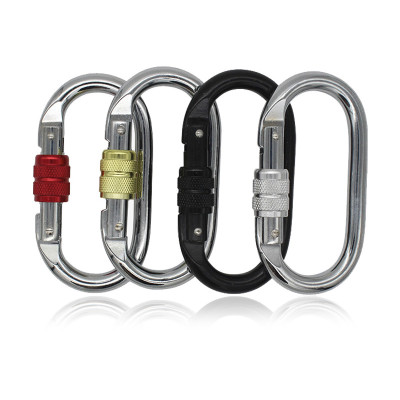 25kN Heat-Treated Stainless Steel Carabiner – Heavy-Duty Connector for Fall Protection