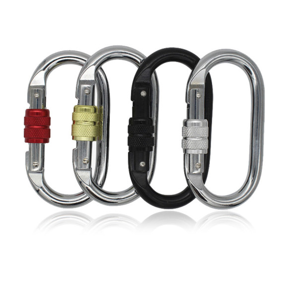 25kN Heat-Treated Stainless Steel Carabiner – Heavy-Duty Connector for Fall Protection