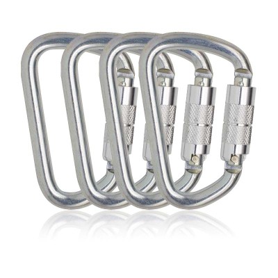 25kN Cold-Formed Steel Carabiner – Secure Locking Hook for Safety Harnesses
