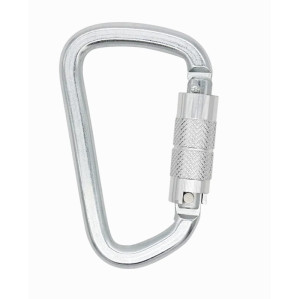 Industrial 30kN Steel Carabiner – High-Strength Connector for Work at Height