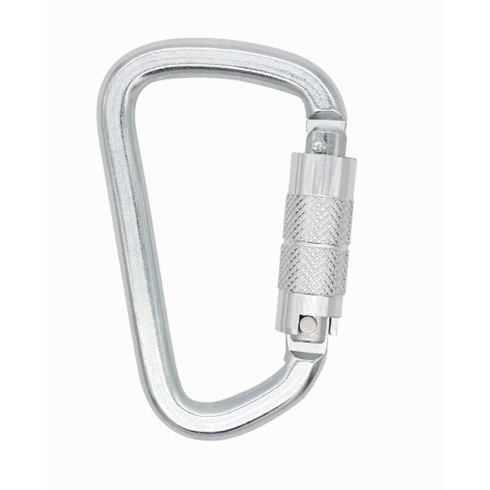 35kN Cold-Formed Steel Carabiner – Secure Locking Hook for Safety Harnesses