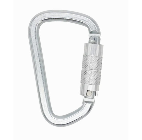 Industrial 30kN Steel Carabiner – High-Strength Connector for Work at Height