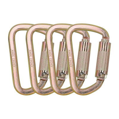 30kN Cold-Formed Steel Carabiner – Heat-Treated Connector for Fall Protection
