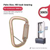 Cold-Formed 30kN Locking Carabiner for Full-Body Harness Assembly