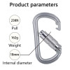 Heat-Treated 25kN Locking Connector for Industrial Fall Arrest Systems