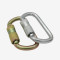 30kN D-Frame Steel Carabiner for Full-Body Harness Attachment