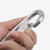 30kN D-Frame Steel Carabiner for Full-Body Harness Attachment