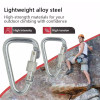 25kN Screw Lock Carabiner, Heat‑Treated Cold Formed Steel for Fall Protection Work