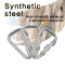 25kN Screw Lock Carabiner, Heat‑Treated Cold Formed Steel for Fall Protection Work