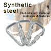 25kN Screw Lock Carabiner, Heat‑Treated Cold Formed Steel for Fall Protection Work