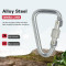 25kN Screw Lock Carabiner, Heat‑Treated Cold Formed Steel for Fall Protection Work
