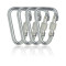 25kN Screw Lock Carabiner, Heat‑Treated Cold Formed Steel for Fall Protection Work
