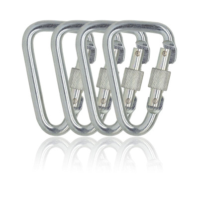 25kN Screw Lock Carabiner, Heat‑Treated Cold Formed Steel for Fall Protection Work