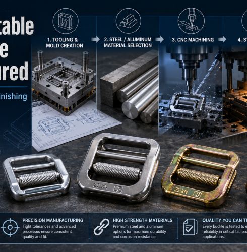 How Adjustable Buckles Are Manufactured: From Tooling to CNC Finishing
