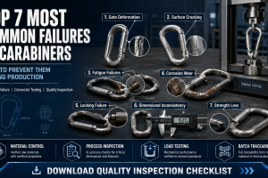 Top 7 Most Common Failures in Carabiners and How to Prevent Them During Production