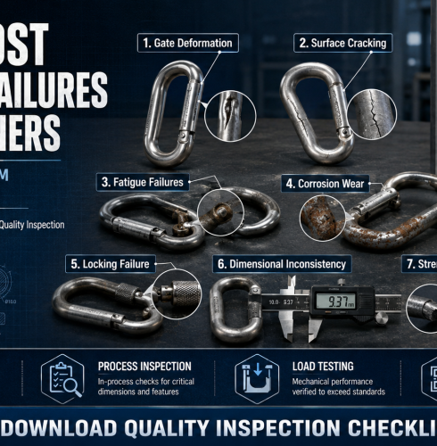 Top 7 Most Common Failures in Carabiners and How to Prevent Them During Production