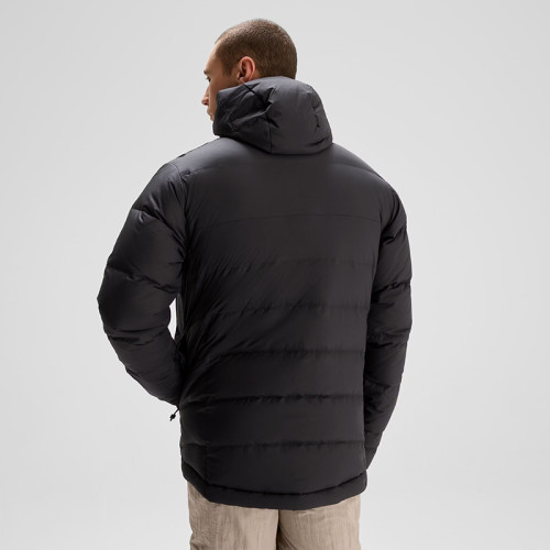Custom Men's Warm Hooded Puffy Jacket Manufacturer | Ginwen