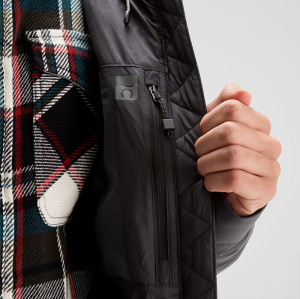 Custom Men's Warm Hooded Puffy Jacket Manufacturer | Ginwen