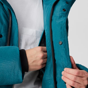 Custom Stand Collar Checkered Texture Down Jacket Manufacturer | Ginwen