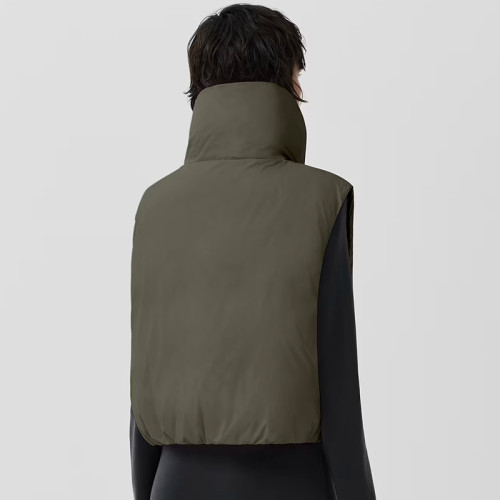Custom Ladies Turtleneck Puffy Vest Manufacturer | Ginwen