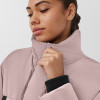 Custom Colorblock High Neck Puffy Jacket Manufacturer | Ginwen