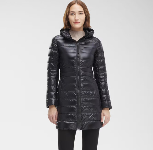Customized Lightweight Mid Length Hooded Down Jacket Manufacturer | Ginwen