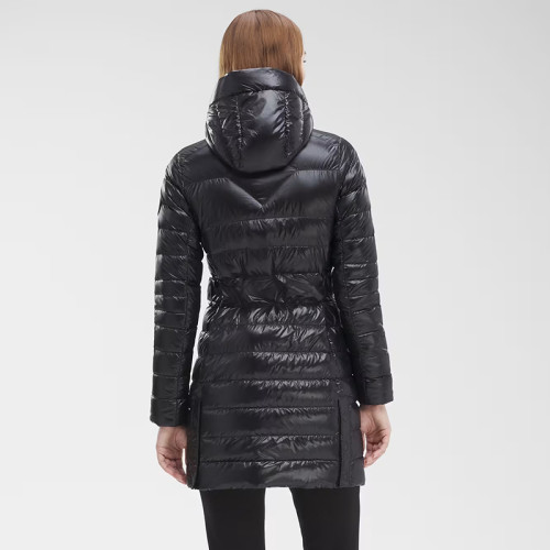 Customized Lightweight Mid Length Hooded Down Jacket Manufacturer | Ginwen