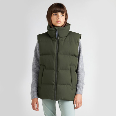Custom Kids Turtleneck Puffy Vest Manufacturer | Ginwen