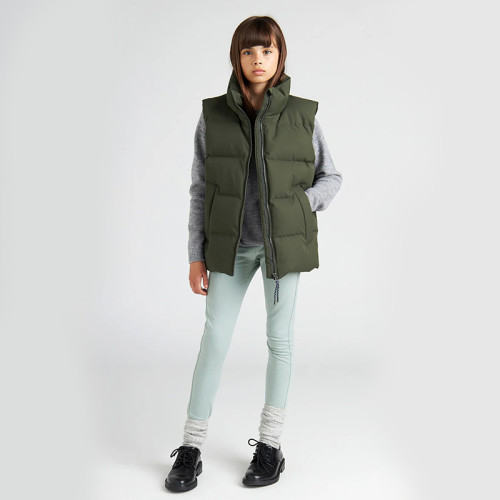 Custom Kids Turtleneck Puffy Vest Manufacturer | Ginwen