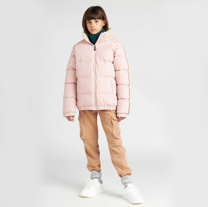Custom Kids lambskin stand collar puffy jacket Manufacturer | Ginwen