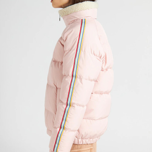 Custom Kids lambskin stand collar puffy jacket Manufacturer | Ginwen