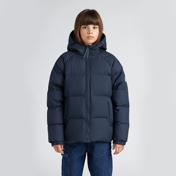 Custom Kids Thick Hooded Puffy jacket Manufacturer | Ginwen