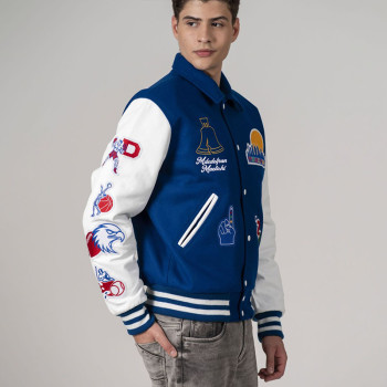Custom Men Embroidered Patches Varsity Jacket Manufacturer | Ginwen