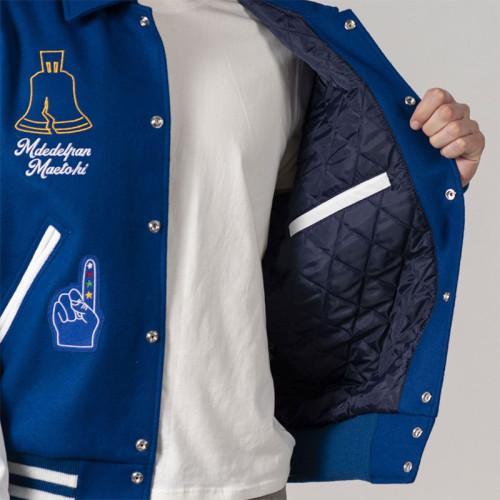 Custom Men Embroidered Patches Varsity Jacket Manufacturer | Ginwen