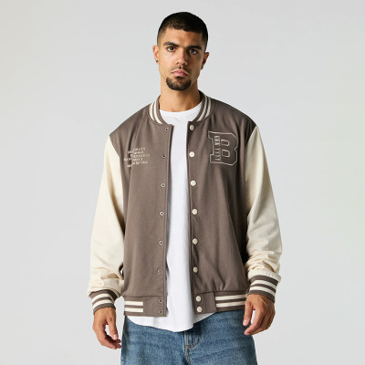 Custom Men with Embroidered Varsity Jacket Manufacturer | Ginwen