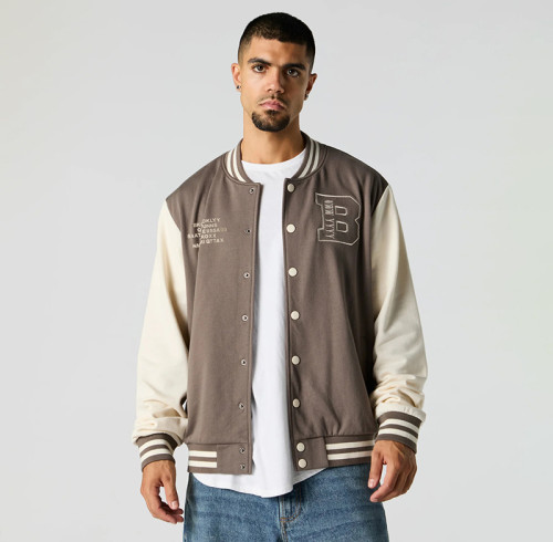 Custom Men Embroidered Varsity Jacket Manufacturer | Ginwen