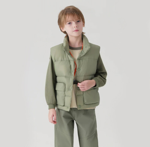 Custom Kids Lightweight Warm Down vest Manufacturer | Ginwen